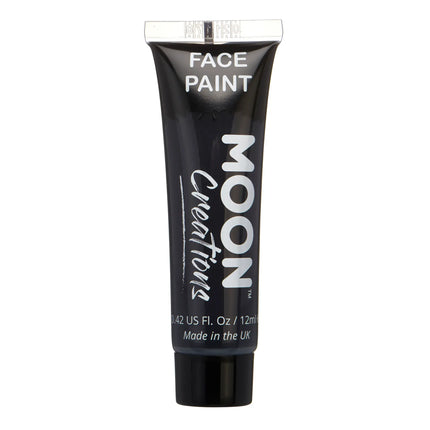 Moon Creations Pintura facial negra 12ml