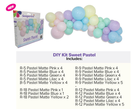 Globos DIY Kit de Globos Dulce Pastel