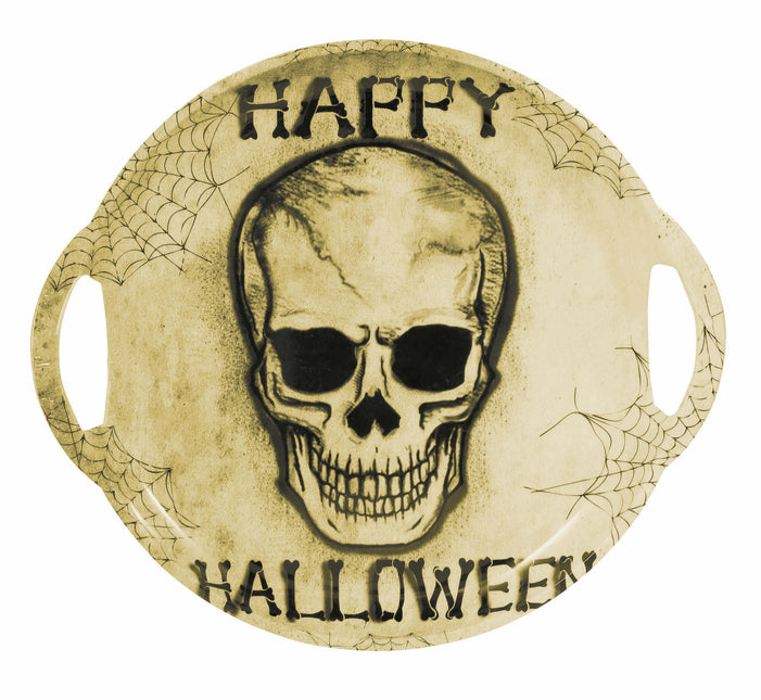 Bandeja Halloween Esqueleto 30cm
