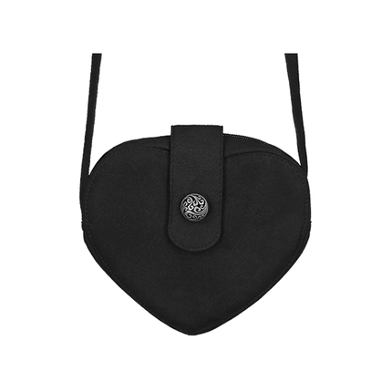 Bolsa Oktoberfest Negra Señoras En Forma De Corazón