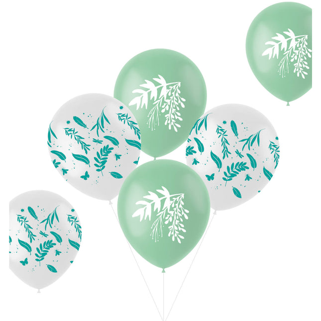 Globos Naturaleza Verde 33cm 6pcs
