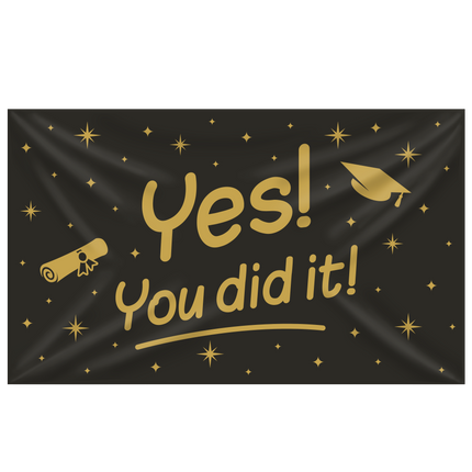 Bandera de pared You Did It 150cm