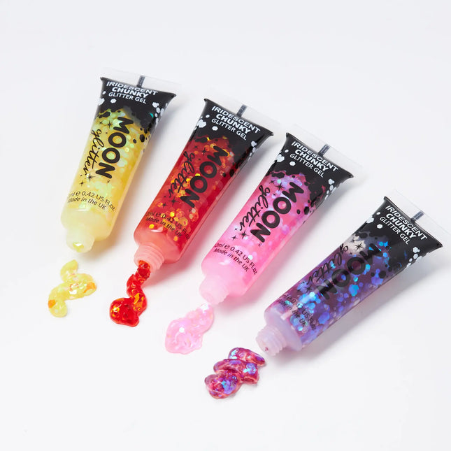 Purpurina lunar iridiscente purpurina en gel rosa 12ml