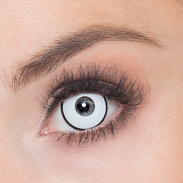 Lentes de color Maniac Blanco Negro