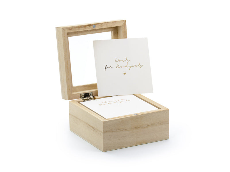 Caja para tarjetas de boda 9,5 cm