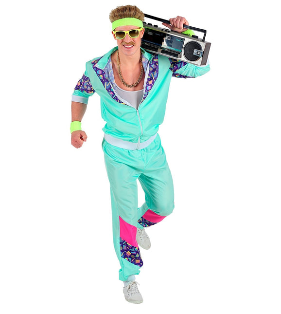 Chándal Neon 80S Defectuoso Azul Claro