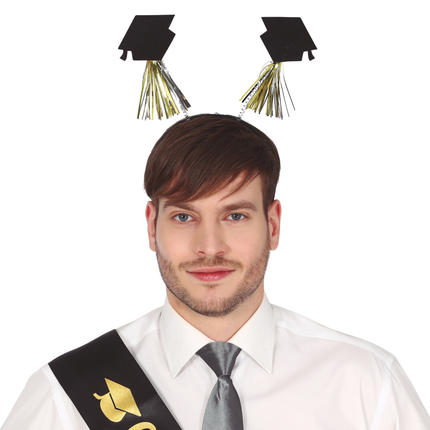 Diadema Mini Sombreros Graduados