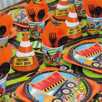 Construcción Bolsas Compartidas 23cm 8ud