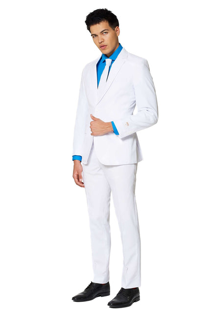 Hombres de traje blanco <tc>OppoSuits</tc>