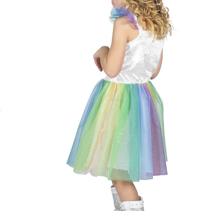 Vestido Unicornio Arcoiris Niña