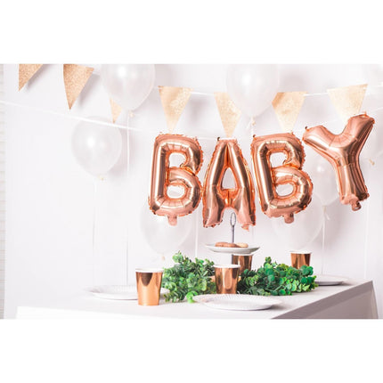 Vasos Oro Rosa Cartón Metalizado 250ml 8uds.