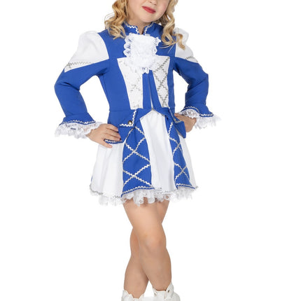 Disfraz de Majorette Azul Niña