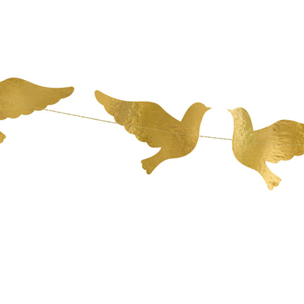 Guirnalda de boda Paloma Oro 86cm