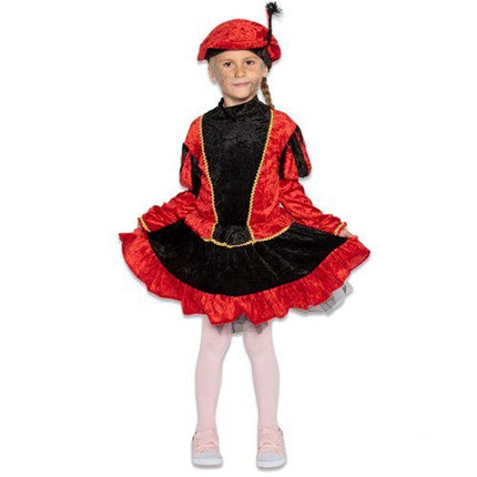 Pietenpak Kind Jurk Con Enagua Rojo