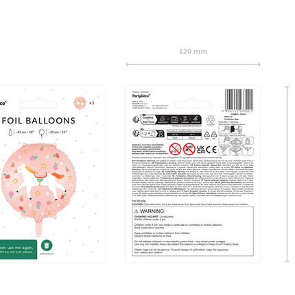 Globo de Helio Caballo Vacío 45cm