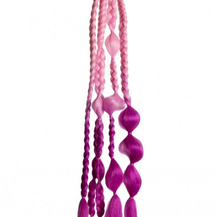 Festival de extensiones de pelo Rosa suave/Rosa fuerte