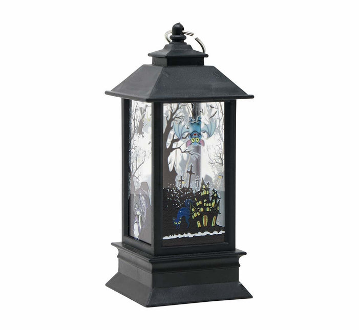 Linterna Halloween Negra Con Luz 12,5cm