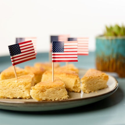 Palillos de cóctel Usa 8cm 50uds.