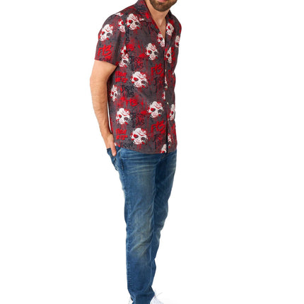 Viernes 13 Camisa Manga Corta Hombre <tc>OppoSuits</tc>