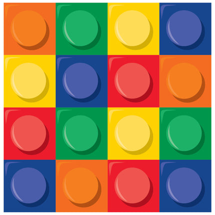 Servilletas Lego 33cm 16ud