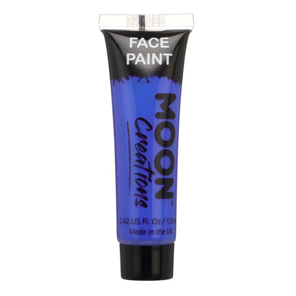 Moon Creations Pintura Facial Azul Oscuro 12ml