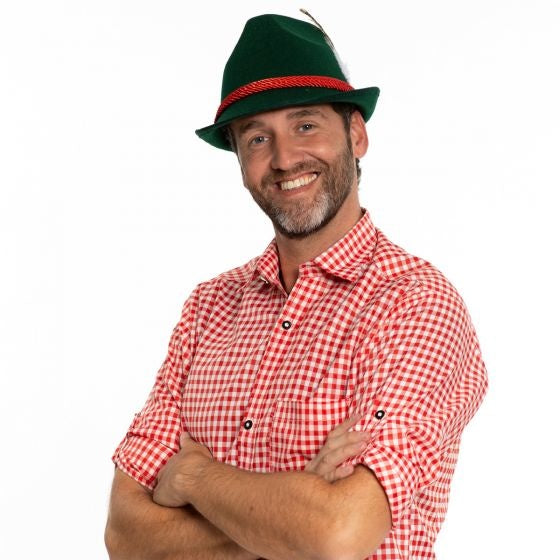Gorro Tiroler Oktoberfest Baviera Verde Oscuro