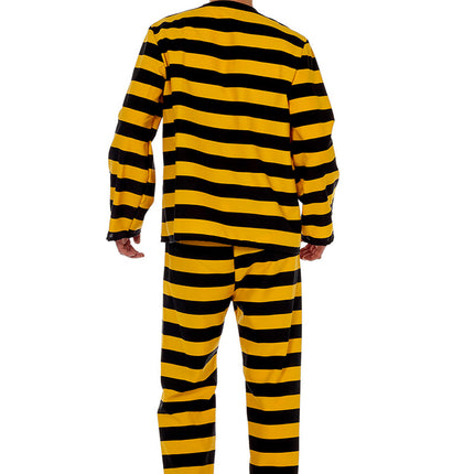 Traje Villano Amarillo Negro Hombre Lujo