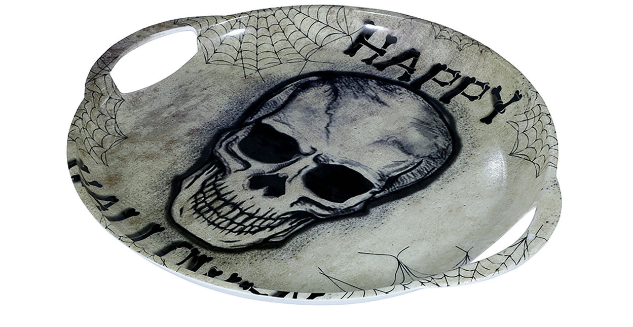 Bandeja Halloween Esqueleto 30cm