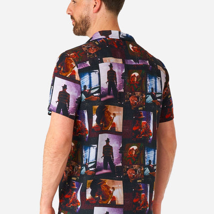 Pesadilla en Elmstreet Camisa Manga Corta Hombre <tc>OppoSuits</tc>