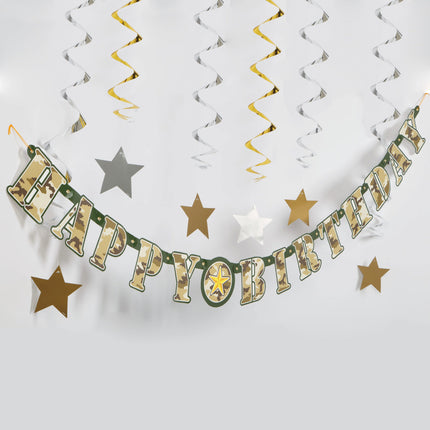 Eslinga de cartas del ejército Feliz cumpleaños 1,64 m