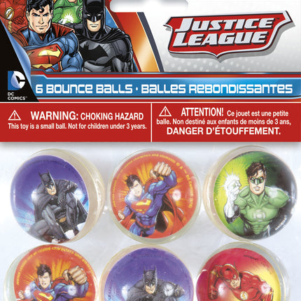 Liga de la Justicia Bolas Saltarinas 3cm 6uds.