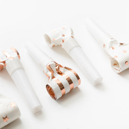 Lengüetas de rodillo Oro rosa 6uds.