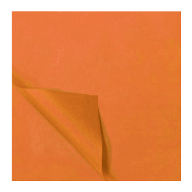Papel de seda Naranja 50x70cm 25uds.