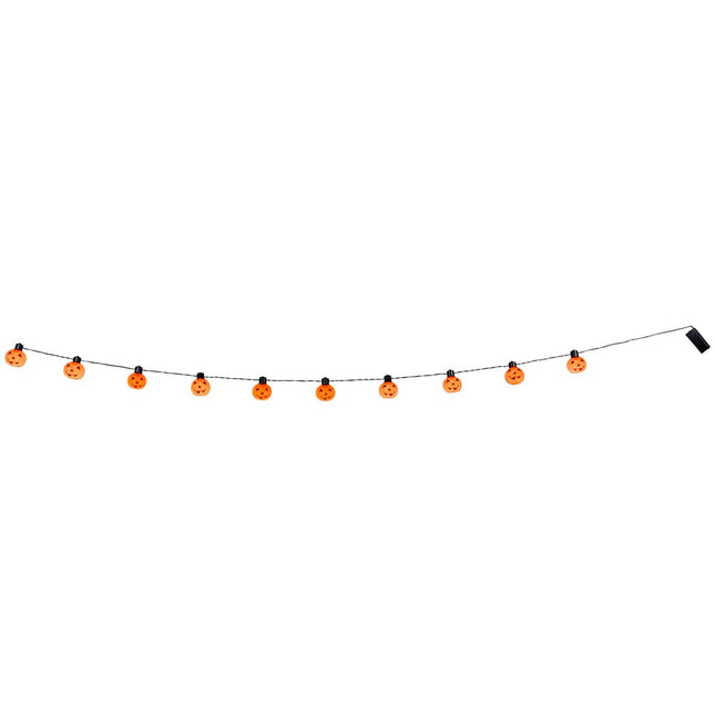 Halloween Guirnalda de luces LED Calabaza 1,75m