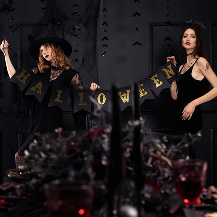 Guirnalda de letras de Halloween naranja 1,75 m