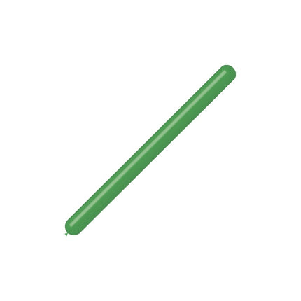 Globos de modelar verdes 7,5cm 150cm 100pcs