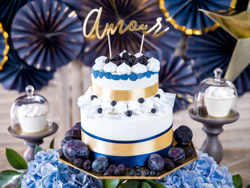 Cinta de raso Azul Real 38mm 25m