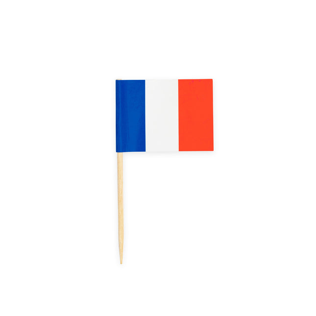 Palillos de cóctel Francia 8cm 50uds.