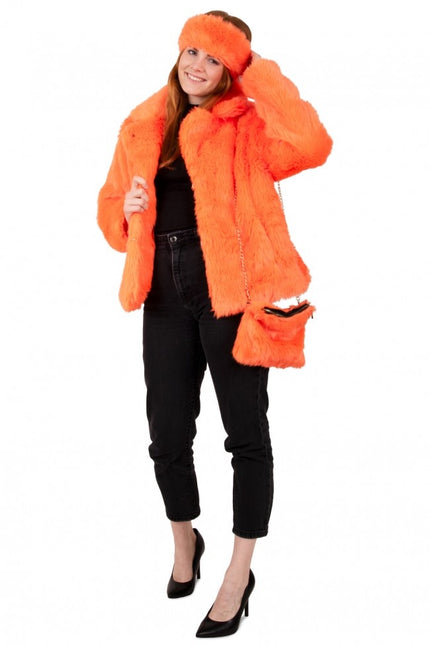 Monedero Peluche Naranja