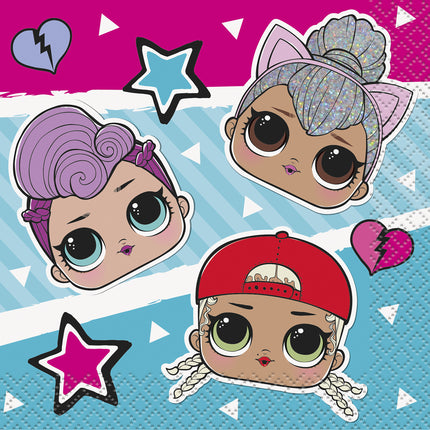 Servilletas Lol Sorpresa 16uds.