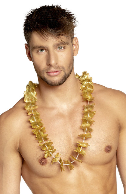 Guirnalda Hawaii Set Oro 20pcs
