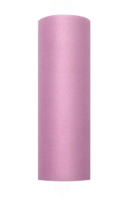 Rollo Tul Pastel Rosa 15cm 9m