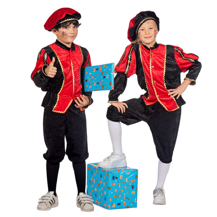 Pietenpak Kind Rojo/Negro Luxe