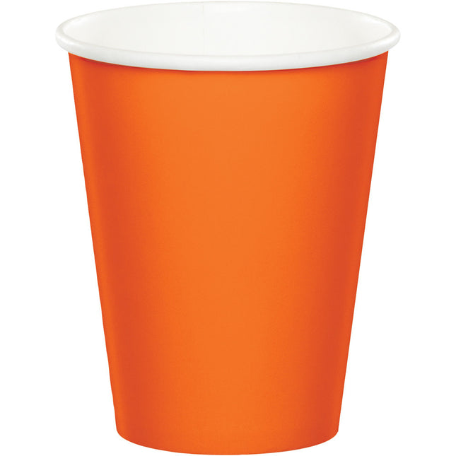 Vasos de naranja 256 ml 8 uds.