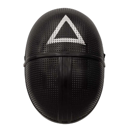 Máscara Triángulo Negro Juego del Calamar