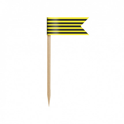 Cake topper Banderas 7cm 6pcs