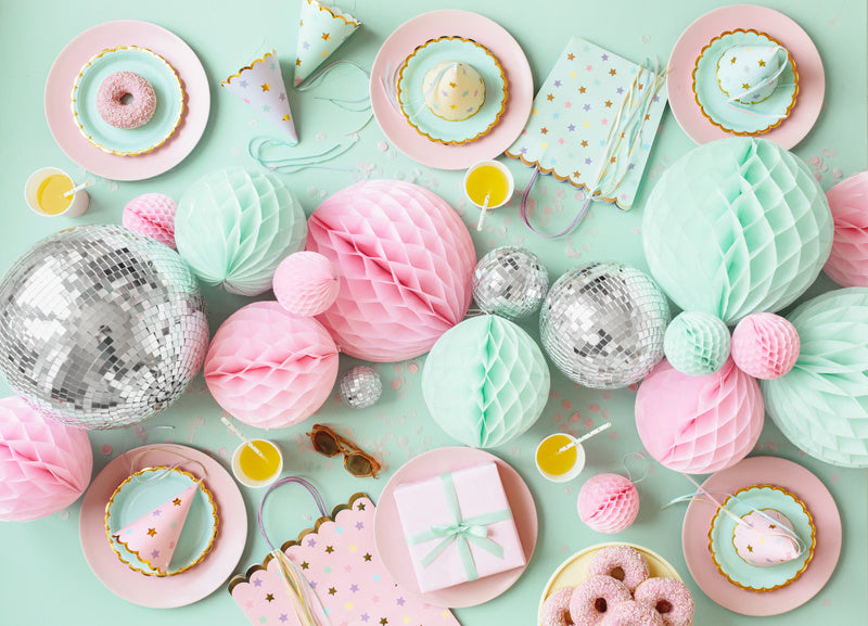 Sombreros de fiesta Estrellas Multicolor 14,5cm 6pcs