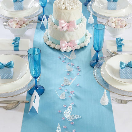 Traves de Mesa Turquesa 36cm 9m