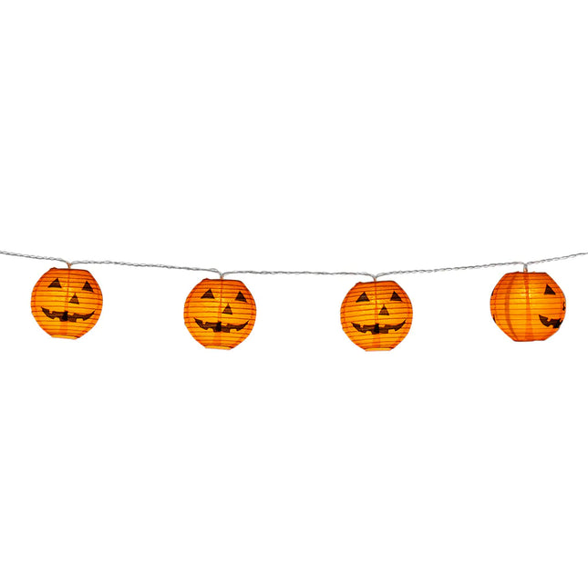 Guirnalda luminosa LED Calabazas de Halloween 1,85m