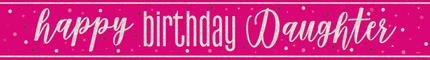 Banderola Feliz Cumpleaños Hija 2,74m